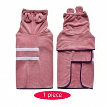 1pc Dog Bathrobe, Cat Dog Quick Dry Towel Robe With Hood & Ear Decor, Warm Plush Sleepwear Suitable For Small/Medium/Large Dogs - Multicolor - View 28