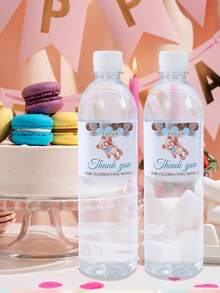 10/24 件蓝色小熊宝贝淋浴主题瓶贴、可爱蓝色小熊气球图案瓶包装礼品贴纸、宝贝淋浴派对装饰贴纸包装标签、性别揭示主题派对瓶包装礼品贴纸、新生儿主题派对礼品装饰瓶标签贴纸、我们迫不及待、男婴/女婴装饰、迎婴派对礼物、宝贝淋浴装饰、性别揭示装饰、派对礼品 - 藍色小熊 - 查看 8