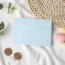 10pcs Jeju Western Style Morandi & Macaron Envelopes - Colored Paper Storage For Halloween, Christmas Party Invitations