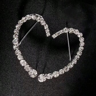 2 pares de pendientes de botón de aleación de cinc con brillo/pendientes de clip para mujer, apropiados para atuendos de fiesta y uso diario