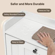 Freestanding Shoe Cabinet With 4 Drawers, Storage Cabinet, Reversible Compartments, Anti-Tip Device, Suitable For Use On Doors, 3 Colors Available - 白色 - 查看 6