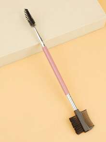 1/5 Pcs Eyelash Comb Eyelash Shaper And Eyebrow Brush Dual Comb Double Head Eyebrow Eyelash Makeup Grooming Tool For Women Girls - Multicolor - View 3