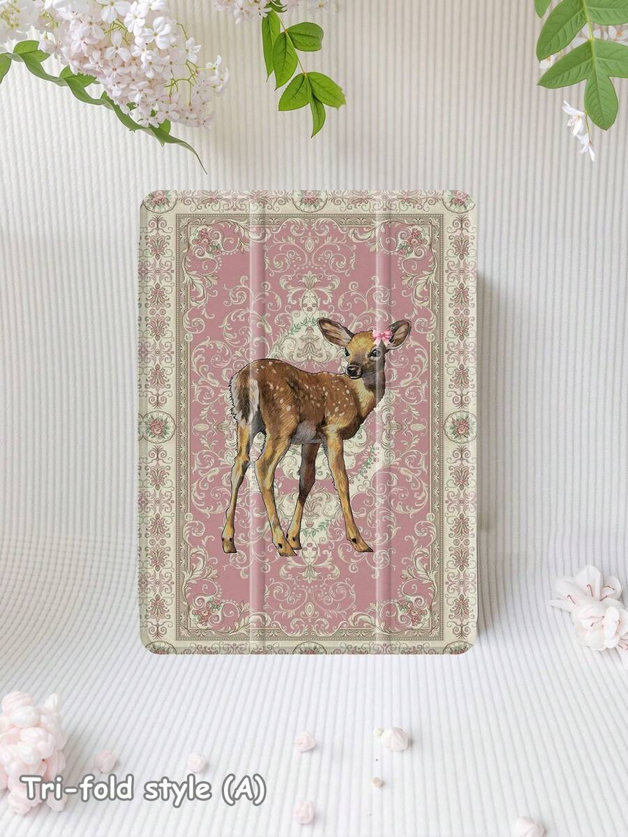 Ayotu 这款鹿皮保护套兼容 iPad 10.2 英寸（2021/2020 款，第 9/8 代）、Galaxy Tab A8 10.5 英寸（2022 款），带笔槽，兼容 Kindle Paperwhite 第 11 代（2021 款）和第 12 代（2024 款），支持自动休眠/唤醒功能，时尚保护套