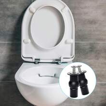 2 件马桶座铰链螺栓螺丝、通用马桶盖螺丝、马桶座螺丝、膨胀座盖螺丝、马桶座顶部固定部件、橡胶马桶座螺栓替换套件 - 彩色 - 查看 7