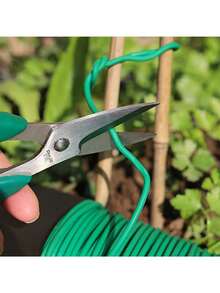 393.7 Inch Heavy Duty TPR Coated Garden Twist Tie - Supports Plants Through Vine-Like Stems, Suitable For Flowers And Vegetables, No Electricity Needed, Multipurpose Outdoor Green Garden Binding Material For Climbing Plants