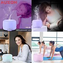 500ML Humidifier Diffuser Aromatizer 7 Color LED Light With Remote Control - Trắng - Xem 3
