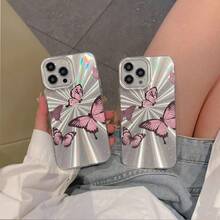 Funda para teléfono 1PC Una funda para teléfono 16Pro adecuada con un patrón de fuegos artificiales de alta gama, que presenta un diseño minimalista con agujeros grandes y resistencia a los golpes. - Colores mixtos 1 - Ver 6