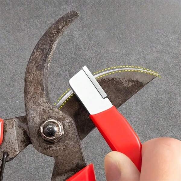 Precision Edge Knife Sharpener - Tungsten And Diamond Ceramic Sharpening For All Blades Including Garden Scissors