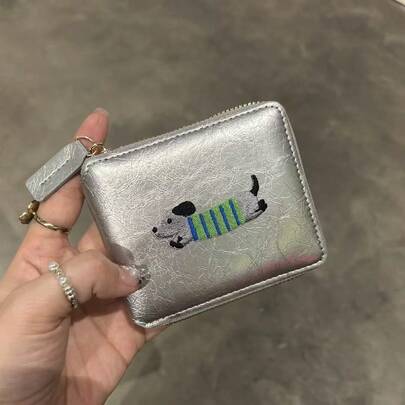 ミニ財布Ins風 高品質PU 軽量で実用的な収納 使いやすい  マルチカードスロット カードホルダー 多機能