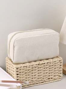 1/2 件铅笔盒纯色格子多功能铅笔盒钻石图案大容量铅笔盒文具袋学生铅笔盒（毛绒学校铅笔盒），适用于学校用品，返校