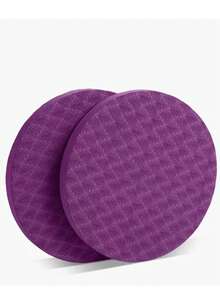 2pcs Foam Yoga & Pilates Knee Pads, Thick Elbow & Wrist Cushion Pads With Shock Absorption, Portable TPE Yoga Kneeling Pad, Thick Non-Slip, Fitness Plank Support Pad, Portable Knee & Elbow Protector Pad, Round Balance Pad, Hand Support Fitness Mat, TPE Plank Support Pad, Unisex Home Sports Elbow Yoga Mat, Portable Round Pad, Round Yoga Plank Auxiliary Support Pad, Portable Sports Balance Protection Pad For Elbow & Knee, Non-Slip Design - Multicolor - View 6