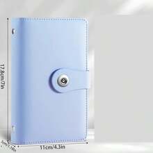 马卡龙活页 A6 笔记本，创意皮革封面活页记事本，现金预算计划日记本学校装饰学校惊喜宿舍装饰返校