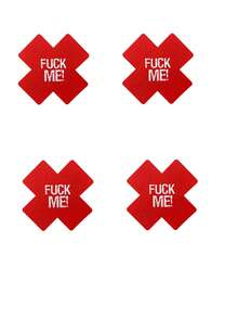 2 件一次性透气十字/FM 标志乳头贴，适用于 Rave - 彩色 - 查看 30