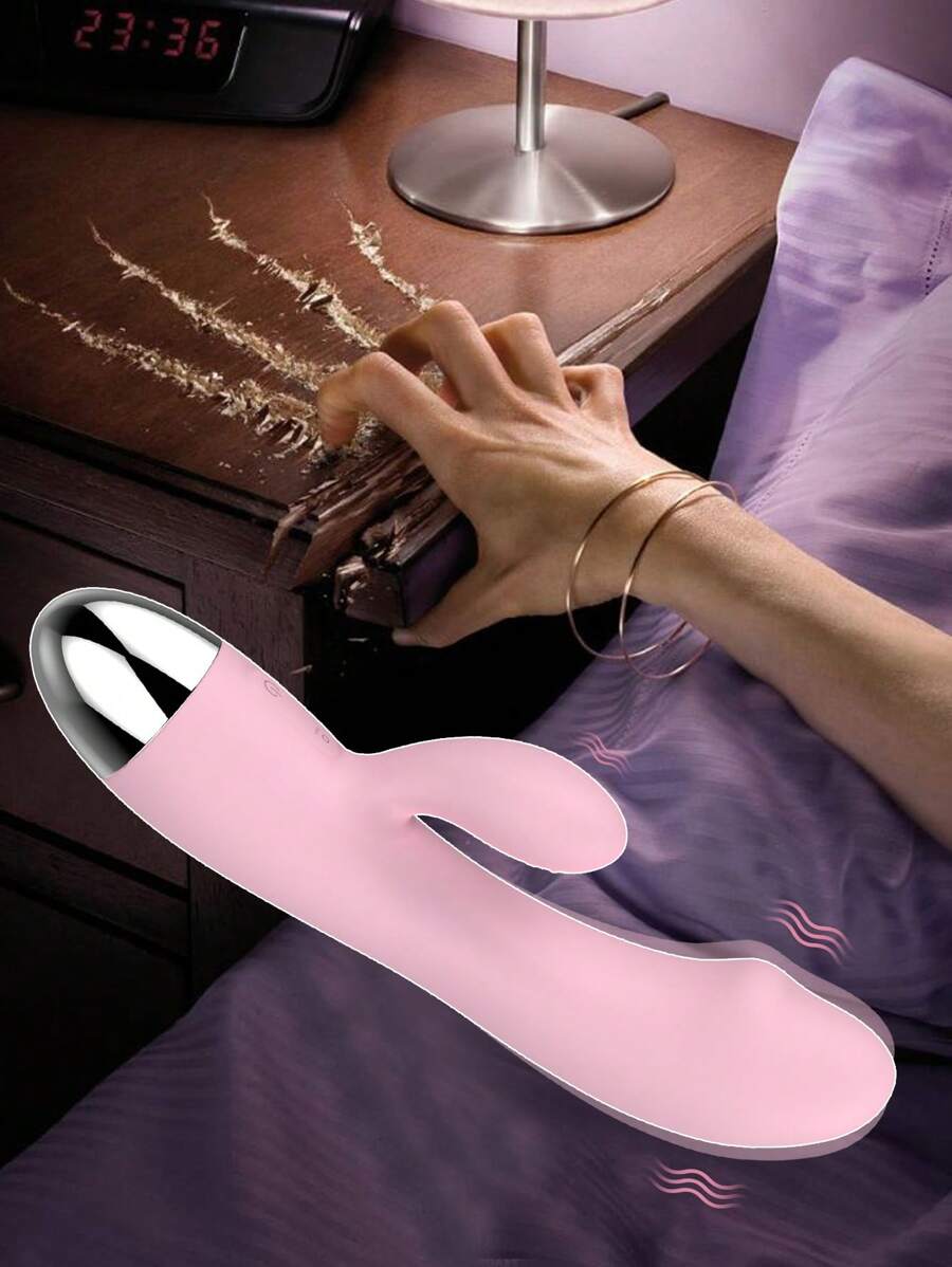 2 In 1 Rabbit Vibrator,Female Clitoral G Spot Stimulator,Vaginal Dildo Vibrator,Adult Sex Toys For Women Couple,12 Vibration Modes