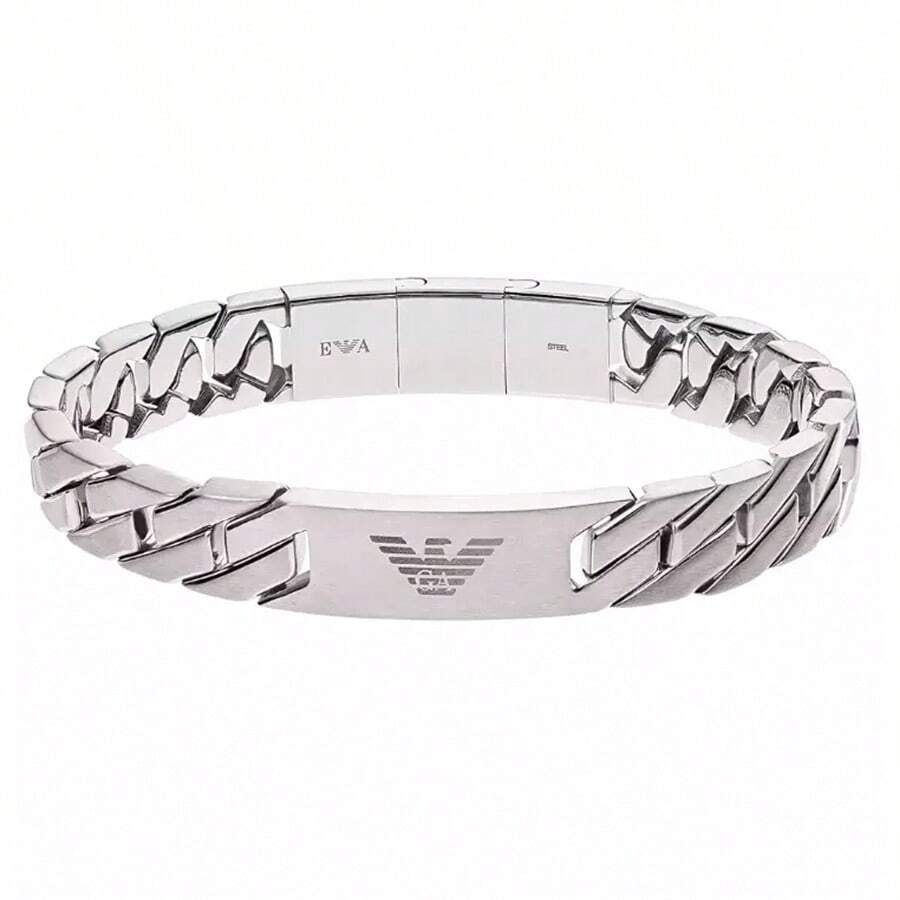 EMPORIO Armani 个性男士不锈钢手链 EGS2435040