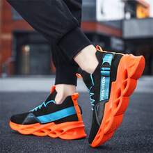 Men's Casual Sneakers Breathable Mesh Shoes Shock Absorbing Flat Outdoor Walking Shoes Lightweight Running Shoes, Size 36-46, Suitable For Couples, Men And Women Sports Shoes