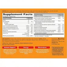 Emergen-C 1000mg Vitamina C en polvo para el apoyo diario del sistema inmunológico, sin cafeína, suplementos de vitamina C con zinc y manganeso, vitaminas B y electrolitos, sabor naranja súper - 30 unidades