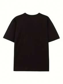 Burrowhead Men's Premium Black T-Shirt - Bold Mahomes' House Graphic & Number 87 Design, 100% Cotton, Machine Washable, Loose Fit Retro Style Short Sleeve Tee For Sports Fans & Casual Wear, Durable Printing, Everyday Comfort Shirt, PLUS SIZE - 黑色 - 查看 2