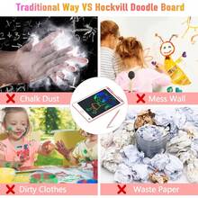 Hockvill LCD Writing Tablet Kids 8.8 Inch, Toys Girls Boys Drawing Pad 3 4 5 6 Year Old Kids Toys, Children's Day Valentines Kids Toddler Doodle Board Travel Essentials,Birthday,Party Gifts - 綠色 - 查看 7