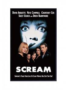 FatCat Wall Graphics Scream - 1996 Movie Poster Frameless 12 X 18 Inch(30cm X 46cm)-LT-071 - 彩色 - 查看 1