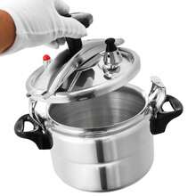 3.1 Quart Pressure Cooker, Compound Bottom Small Pressure Canner, Easy To Use Pressure Cooker Pot Suitable For Gas, Silver, Dinner For Thanksgiving, Halloween, Christmas, Family Gifts - Bạc - Xem 8