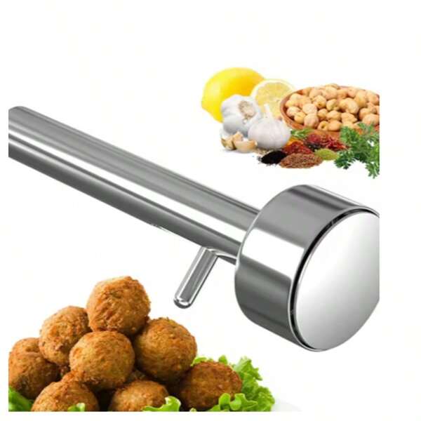 Fleischbällchen-Maker, große Falafel-Bällchen-Herstellung, Schaufelform, Fleischpressgeräte, Edelstahl, antihaftbeschichtetes Fleischbällchen-Werkzeug
