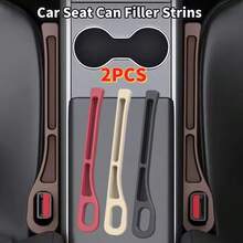 2Pcs Car Seat Gap Filler Seat Crevice Storage Box Bag Between Seats Console Organizer Decoration Interior Auto Accessories - A - View 8