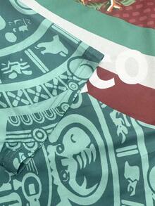 墨西哥风格定制男式足球球衣，可定制姓名和号码，舒适的圆领运动衫，适合足球训练和休闲穿着，很棒的礼物 - 藍色 - 查看 6