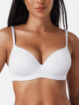 Wingslove Sujetador sin costuras con aros suave y con forro ligero, minimizador para busto grande, con alas laterales transpirables, alivio de la presión y ajuste estilizante