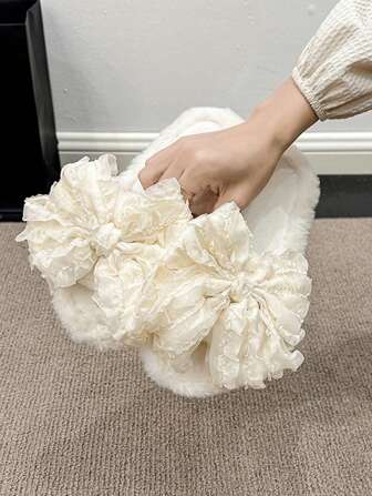 Bowknot Elegant Western-Style Wedding Fabric Bowknot Pleated Edge, Wedding & Home Decor, Autumn/Winter