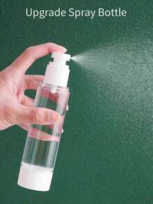 2 件 30ml 50ml 100ml 透明真空化妆品霜泵瓶旅行装分配器化妆品容器适用于霜凝胶乳液、升级喷雾瓶、真空分装瓶、香水、保湿液喷雾瓶