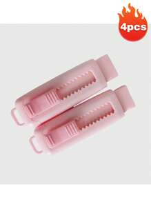 4pcs Vibrant Macaron Color Retractable Erasers - Creative Cartoon Design, Durable Rectangular Shape, Smooth Sliding, Ideal For Learning & Office Stationery, Multiple Colors Available, Suitable For School Supplies And Back To School Season - Multicolor - View 12