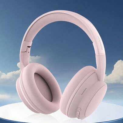  HYUNDAI HY-T02MAX Bluetooth Headphones, 5.4 HIFI High-Quality Sound, Deep Bass, Precise Noise Cancellation With Microphone, Music/Sports/Gaming, Low Latency, Long Battery Life, Minimalist Business Design, Compatible With Smartphone And Tablet