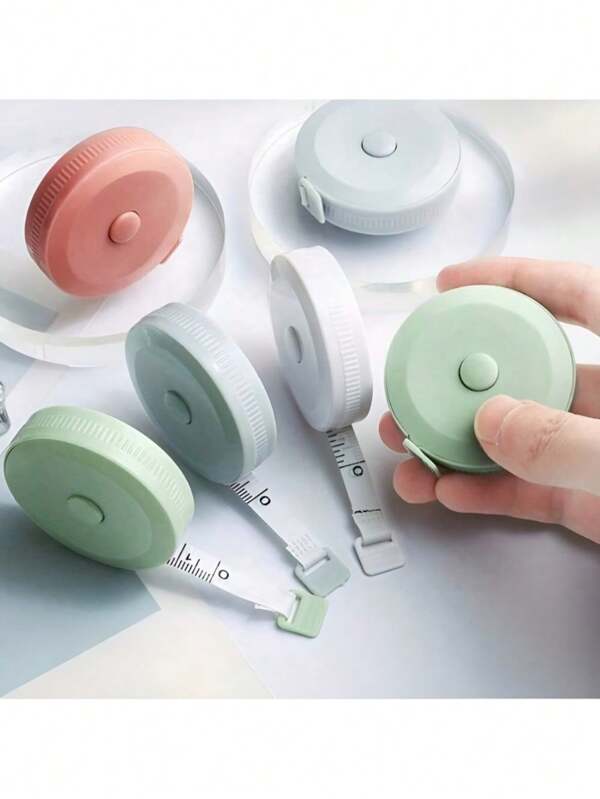 1pc Compact Portable Mini Tape Measure - Double-Sided 59"/1.5m High-Accuracy Scale - Ideal For Clothing, Body & Home Measurements