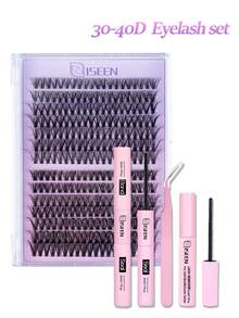 644 chiếc, 280 chiếc, 84 chiếc, D Curl, C Curl, Bộ nối mi cụm mi Bộ nối mi cụm mi tự làm, Trở lại trường học, Bộ mi riêng lẻ 9-16mm 30D 40D 50D kèm keo dán mi và keo dán, Nhíp mi, Tự tháo lắp (9-16mm, Bộ) Bộ nối mi cụm mi, Lông mi, Lông mi, Lông mi giả - màu đen - Xem 14