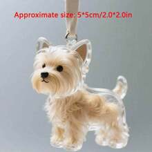 1pc Souvenirs, New Pet Hair Souvenirs Keychain