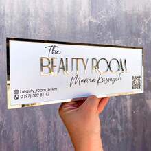 Custom Acrylic Store Sign, 3D Acrylic Nameplate, Commercial Signage, Salon Nameplate. Logo Design For Therapy Room, Boutique, Daycare Center Signage - Multicolor - View 3