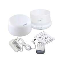 500ML Humidifier Diffuser Aromatizer 7 Color LED Light With Remote Control - Trắng - Xem 2