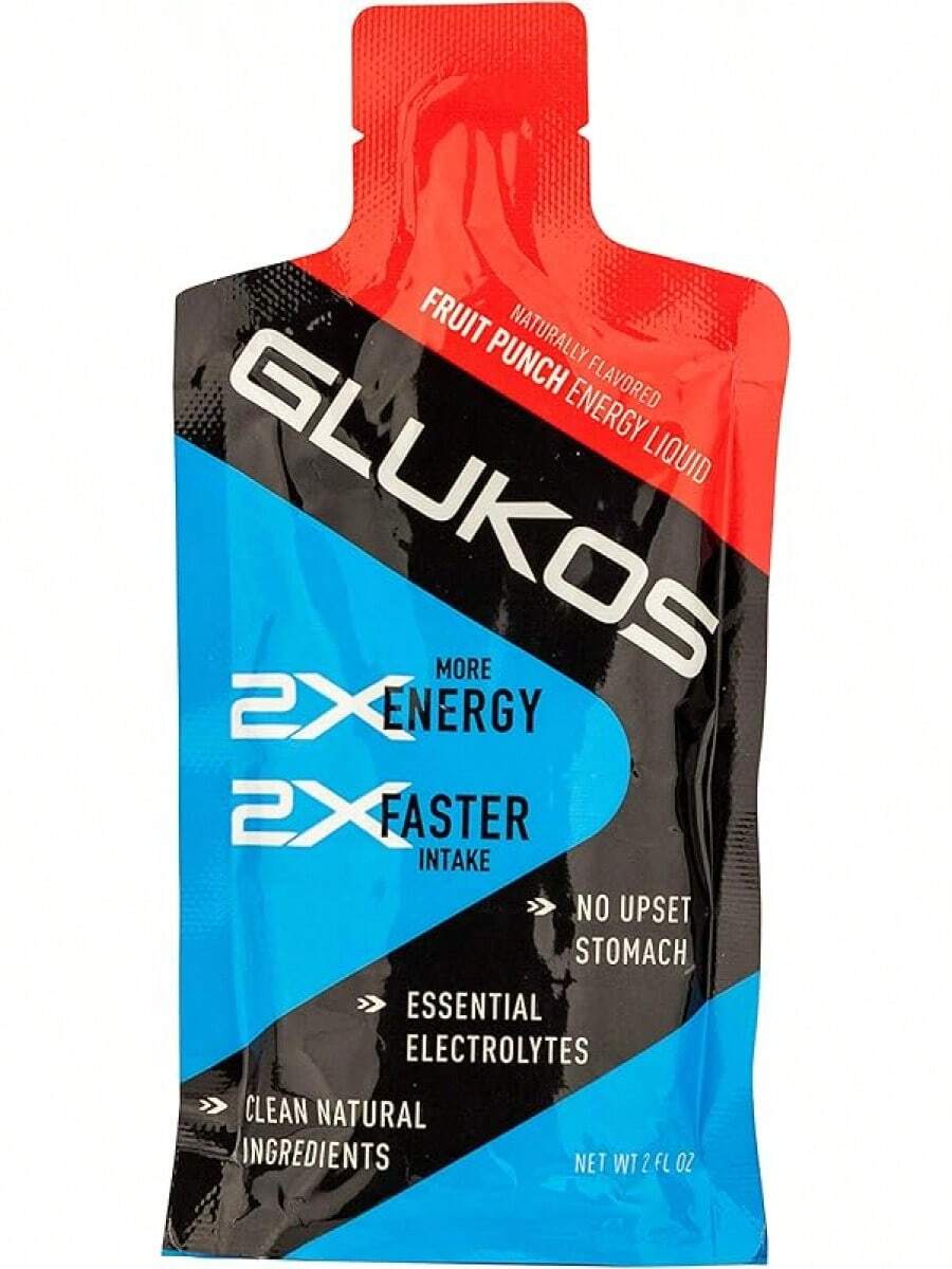 Glukos Energy Gels For Runners 2oz Packets, Running Gels With Electrolytes, Tray Of 12 Count6hao | Enhanced Stamina & Focus Supplement For Workouts Bjp1dian - Nước ép trái cây - Xem 1