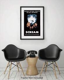 FatCat Wall Graphics Scream - 1996 Movie Poster Frameless 12 X 18 Inch(30cm X 46cm)-LT-071 - 彩色 - 查看 6