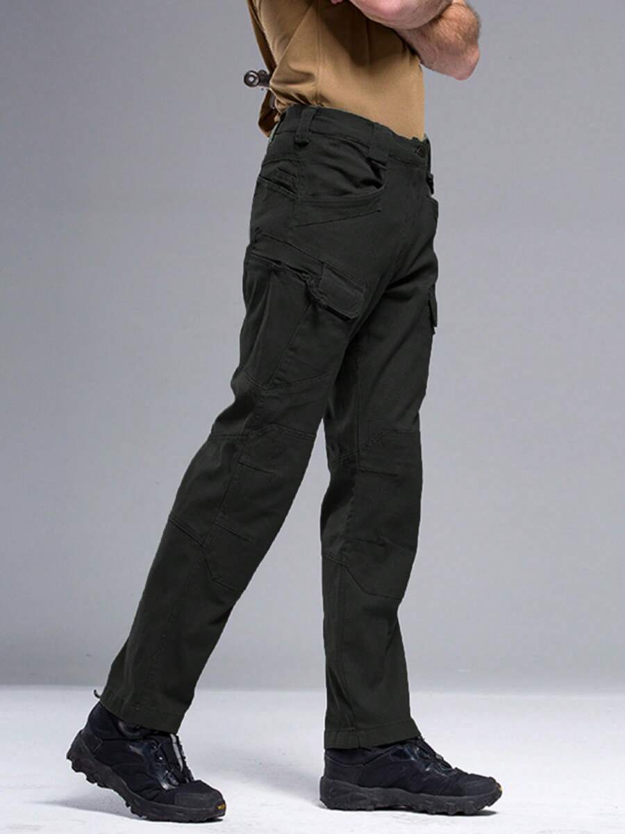 High Quality Khaki Casual Pants Men Tactical Joggers' Camouflage Cargo Pants Multi-Pocket Fashionons Black Army Trousers Work Wear