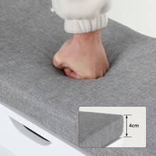 VOWNER Shoe Cabinet With 3 Compartments, Shoe Bench, Shoe Bench With Seat Cushion, 100 X 30 X 55 Cm - 白色 - 查看 8
