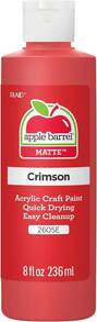 Acrylic Paint In Assorted Colors (8 Oz), K2605 Crimson- Pack Of 1,8371738 - 紫紅色 - 查看 1