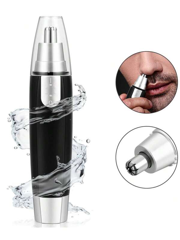 Tondeuse à poils de nez électrique, 1 pièce Tondeuse à sourcils pour femmes, Tondeuse à poils de nez pour hommes, Rasoir à sourcils et à poils de nez pour hommes, Épilateur de poils de la lèvre supérieure pour femmes
