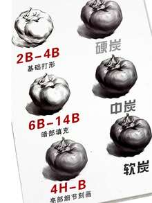 34件套艺术绘画套装炭笔素描笔专业铅笔套装 - 套裝 - 查看 4