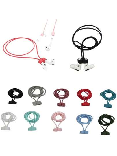1 cordão universal anti-perda para fones de ouvido sem fio, alça esportiva durável