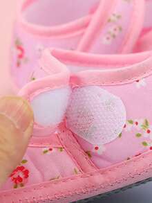 1 par de zapatos para bebé niña recién nacida para primeros pasos, zapatos de princesa con moño para bebé y niño pequeño, calzado blando tipo preandador - Multicolor - Ver 7