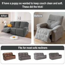 Recliner Chair Covers, Recliner Cover, Recliner Covers That Stay In Place, Recliner Covers, Reclining Couch Covers (8 Pieces, 3