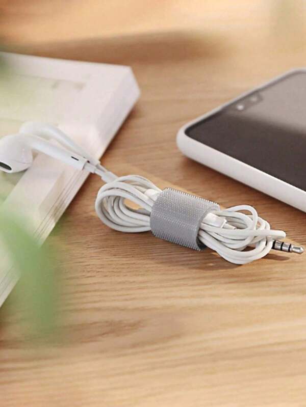 1m/3m/5m Charging Cable Organizer, Cable Ties Wrap, Hook And Loop Cable Tie, Data Cable Storage, Self-Gripping Double Sided RollWinder Hook And Loop Strap ,For Earphone/Usb Cables,Computer Cable Tie, Desktop Cable Back Organizer,Cable & Cord Management Home & Office Organization Christmas For Holiday Gift Giving