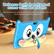 Cartoon Pattern 7 Inch Kids Tablet Quad Core 4GB RAM 64GB ROM Android 13 Learning Education Games Tablets 4000mAh - Multicolor - View 7